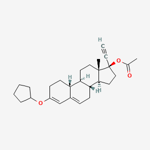 molecular formula C27H36O3 B1679954 Quingestanol acetate CAS No. 3000-39-3