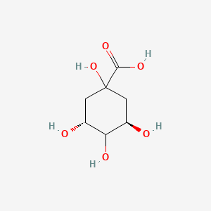 molecular formula C7H12O6 B1679955 Quinic acid CAS No. 77-95-2