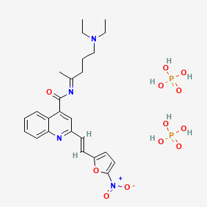 molecular formula C25H34N4O12P2 B1679957 Quinifur CAS No. 101360-40-1