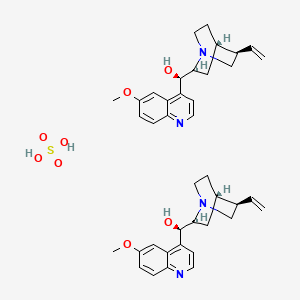Cinchonan-9-ol, 6'-methoxy-, (8alpha,9R)-, sulfate (2:1)