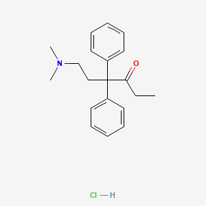 molecular formula C20H26ClNO B1679963 盐酸诺美沙酮 CAS No. 847-84-7