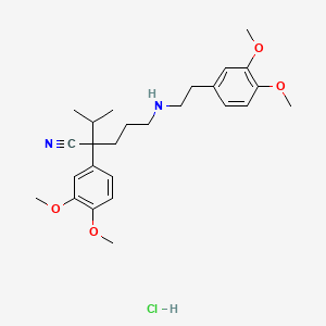 molecular formula C26H37ClN2O4 B1679975 Norverapamil Hydrochloride CAS No. 67812-42-4