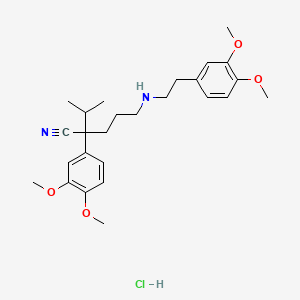 molecular formula C26H37ClN2O4 B1679975 Norverapamil hydrochloride CAS No. 67812-42-4