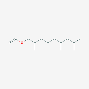 molecular formula C14H28O B167998 2,6,8-Trimethylnonyl vinyl ether CAS No. 10141-19-2