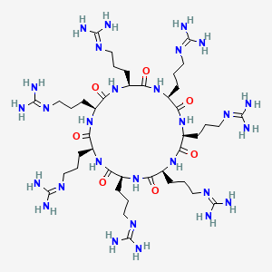molecular formula C42H84N28O7 B1679984 Novexatin CAS No. 942577-31-3