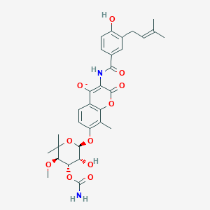 molecular formula C31H36N2O11 B1679985 Novobiocin CAS No. 1476-53-5