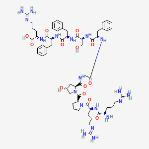 molecular formula C60H87N19O13 B1679998 Npc-567 CAS No. 109333-26-8