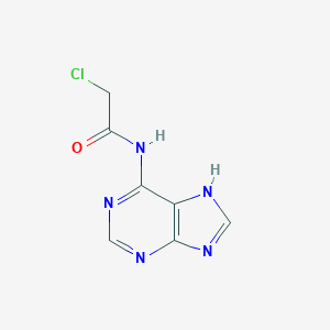 molecular formula C7H6ClN5O B168000 N6-Chloroacetyladenine CAS No. 10082-95-8
