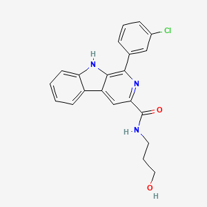 molecular formula C21H18ClN3O2 B1680000 NPD2639 CAS No. 859130-76-0