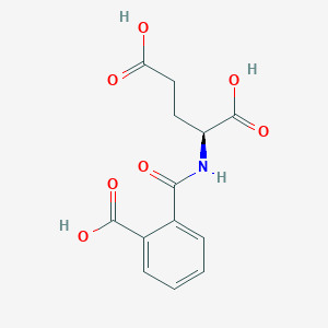 molecular formula C13H13NO7 B1680008 N-(2-Carboxybenzoyl)glutamic acid CAS No. 3227-01-8