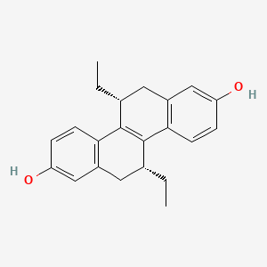 molecular formula C22H24O2 B1680037 rel-(R,R)-THC CAS No. 138090-06-9