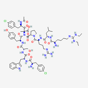 molecular formula C74H101Cl2N17O14 B1680056 RS-18286 CAS No. 109458-76-6