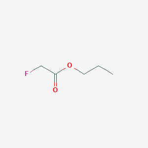 molecular formula C5H9FO2 B168007 Acetic acid, fluoro-, propyl ester CAS No. 10117-11-0