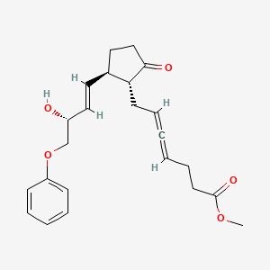 molecular formula C23H28O5 B1680071 RS-61756-007 CAS No. 121571-14-0