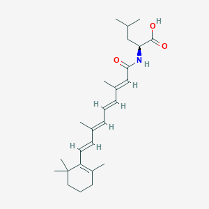 B1680080 N-Retinoylleucine CAS No. 110769-97-6