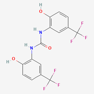 molecular formula C15H10F6N2O3 B1680090 NS1643 CAS No. 448895-37-2