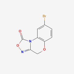B1680093 8-Bromo-4h-[1,2,4]oxadiazolo[3,4-c][1,4]benzoxazin-1-one CAS No. 204326-43-2