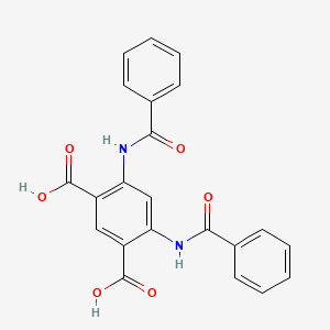 5-Carboxy-2,4-dibenzamidobenzoic acid