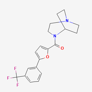 1,4-Diazabicyclo[3.2.2]non-4-yl[5-[3-(trifluoromethyl)phenyl]-2-furanyl]methanone