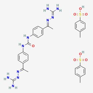 molecular formula C33H40N10O7S2 B1680116 NSC 109555 ditosylate CAS No. 66748-43-4