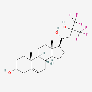 molecular formula C24H34F6O3 B1680118 NSC12 CAS No. 102586-30-1