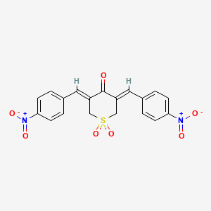 molecular formula C19H14N2O7S B1680124 Ubiquitin Isopeptidase Inhibitor I, G5 