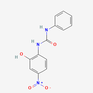 molecular formula C13H11N3O4 B1680130 1-(2-Hydroxy-4-nitrophenyl)-3-phenylurea CAS No. 80883-76-7