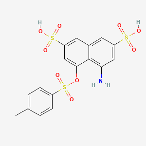 molecular formula C17H15NO9S3 B1680131 NSC16168 CAS No. 6837-93-0