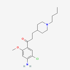 1-(4-Amino-5-chloro-2-methoxyphenyl)-3-(1-butyl-4-piperidinyl)-1-propanone