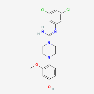 molecular formula C18H20Cl2N4O2 B1680137 RS-87337 CAS No. 107707-38-0