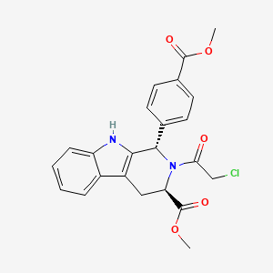 molecular formula C23H21ClN2O5 B1680145 Rsl3 (1S,3R-) CAS No. 1219810-16-8