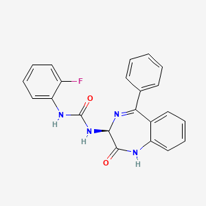 molecular formula C22H17FN4O2 B1680153 RSV604 CAS No. 676128-63-5
