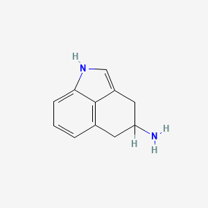 molecular formula C11H12N2 B1680170 1,3,4,5-Tetrahydrobenzo[cd]indol-4-amine CAS No. 77963-70-3