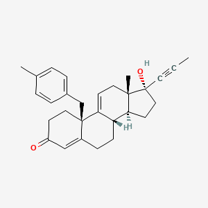 molecular formula C29H34O2 B1680178 RU 43044 CAS No. 136959-96-1