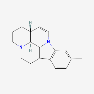 B1680184 11-Methyl-20,21-dinoreburnamenine CAS No. 123829-33-4