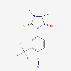 molecular formula C14H12F3N3OS B1680185 RU 56187 CAS No. 143782-25-6