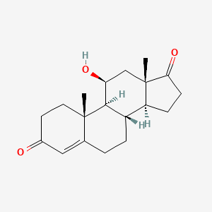 molecular formula C19H26O3 B1680194 11-Beta-hydroxyandrostenedione CAS No. 382-44-5