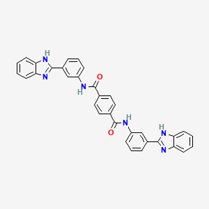 molecular formula C34H24N6O2 B1680230 NSC61610 CAS No. 500538-94-3