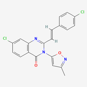 molecular formula C20H13Cl2N3O2 B1680239 NSC659000 CAS No. 139449-81-3