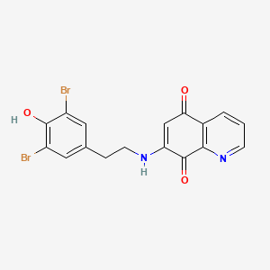 molecular formula C17H12Br2N2O3 B1680244 NSC668394 