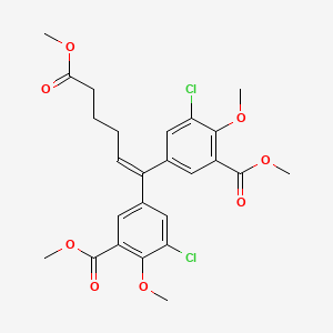 molecular formula C25H26Cl2O8 B1680247 Adam II CAS No. 204864-54-0