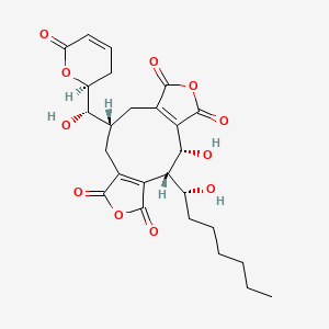 molecular formula C26H30O11 B1680253 Rubratoxin B CAS No. 21794-01-4