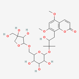 molecular formula C27H38O15 B1680256 Rubricauloside CAS No. 134018-84-1