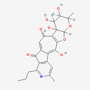 molecular formula C23H23NO8 B1680259 Rubrolone CAS No. 65445-21-8