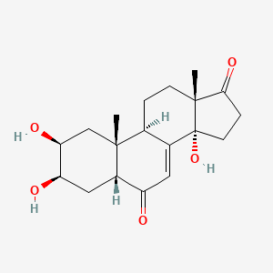 molecular formula C19H26O5 B1680261 Rubrosterone CAS No. 19466-41-2