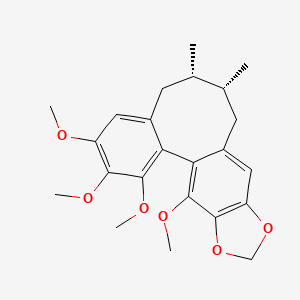 molecular formula C23H28O6 B1680262 Rubschisandrin CAS No. 82467-51-4