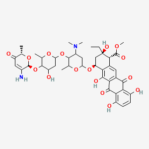 molecular formula C42H52N2O16 B1680267 Rudolfomycin CAS No. 69245-38-1