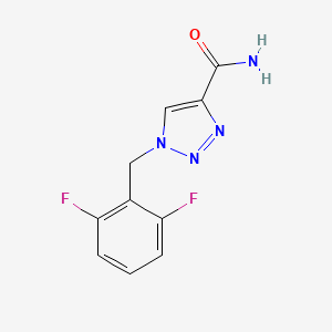 molecular formula C10H8F2N4O B1680269 Rufinamide CAS No. 106308-44-5