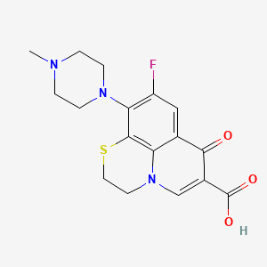 molecular formula C17H18FN3O3S B1680270 Rufloxacin CAS No. 101363-10-4
