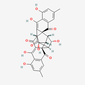 molecular formula C30H22O10 B1680273 Rugulosin CAS No. 23537-16-8
